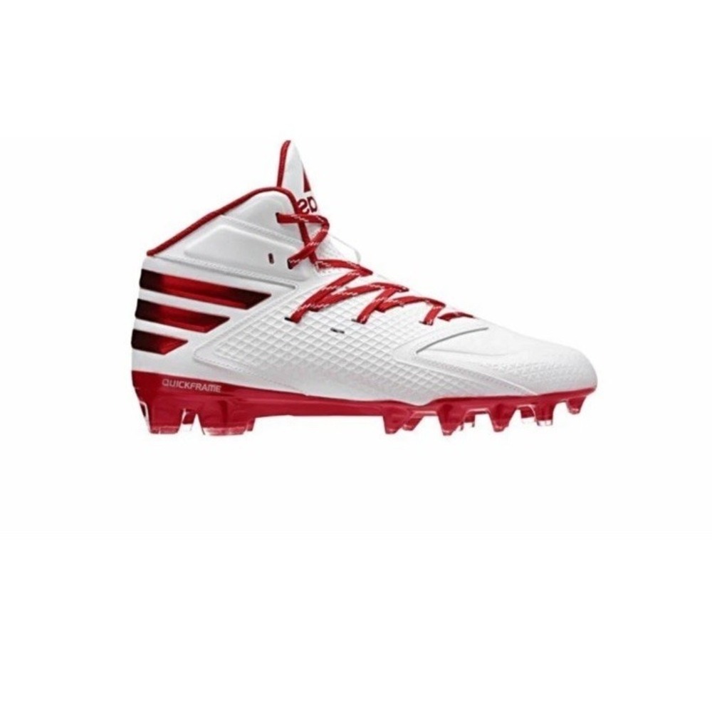 Adidas Mens Freak Ultra Football Cleats Shoes 16 White Red Colorway Outdoor Play